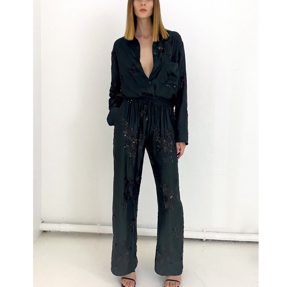 Zara sequined embroidered pants - Picture 8 of 8